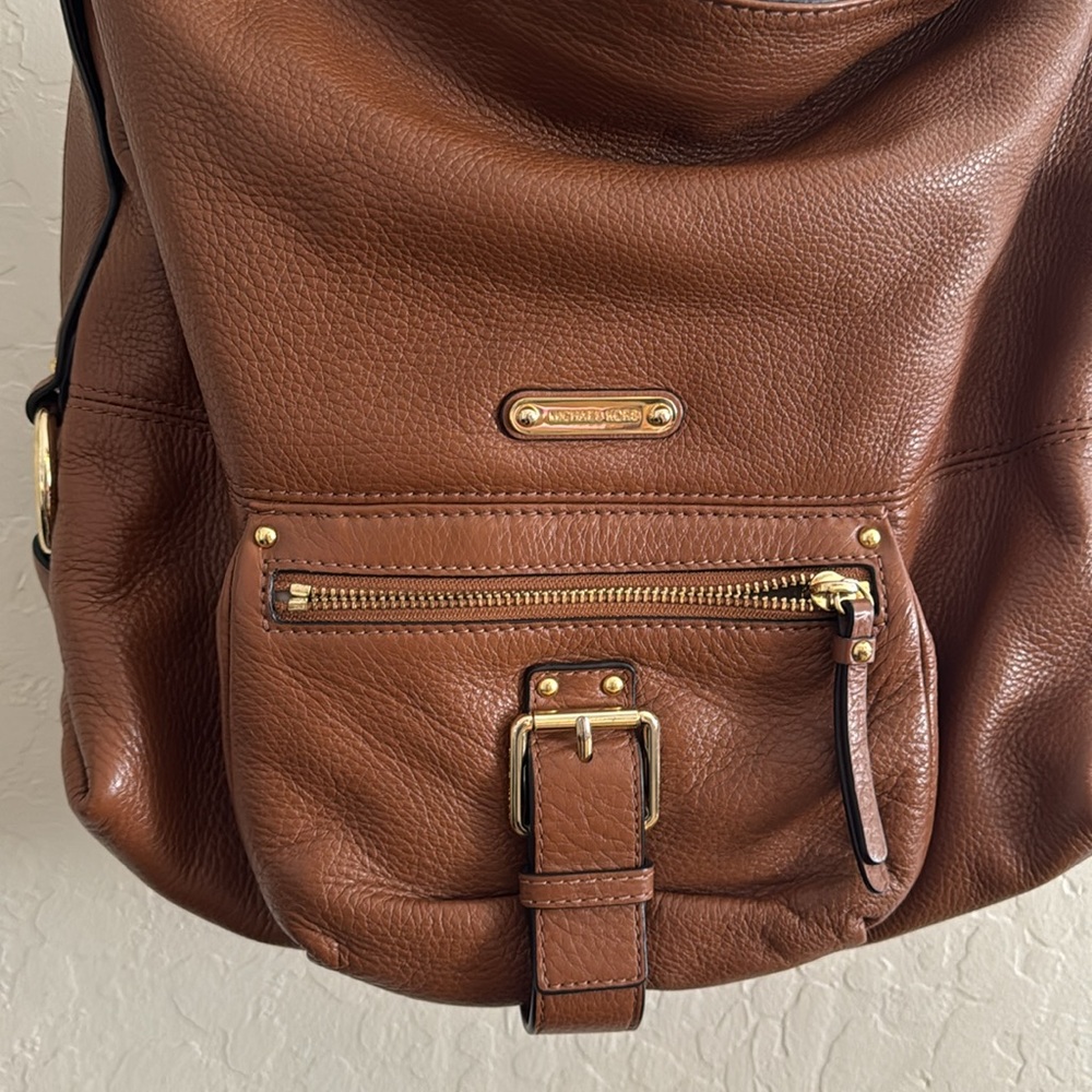 Michael Kors brown leather bag - Picture 4 of 5